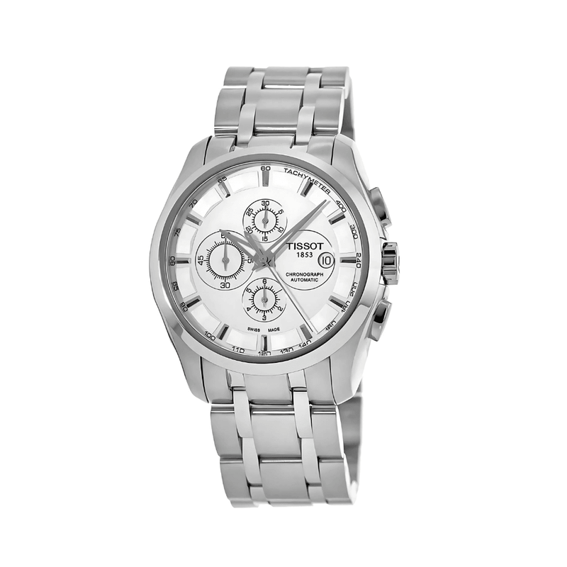Tissot Men's Swiss Automatic Chronograph Couturier 43mm Stainless Steel Watch - GULFSTREAM FZE